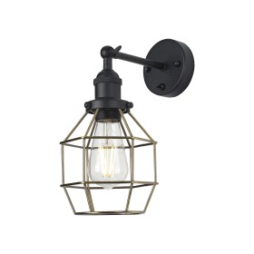 Walter-Matt Black Wall Lights Deco Armed Wall Lights